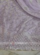 Grey Color Net Lehenga Choli